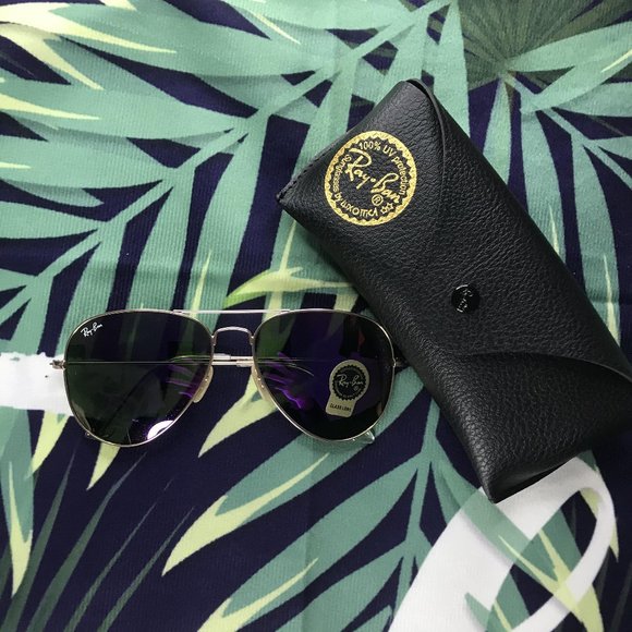 3026 Purple Aviator Sunglasses 62mm nwt Ray-Ban main image 5